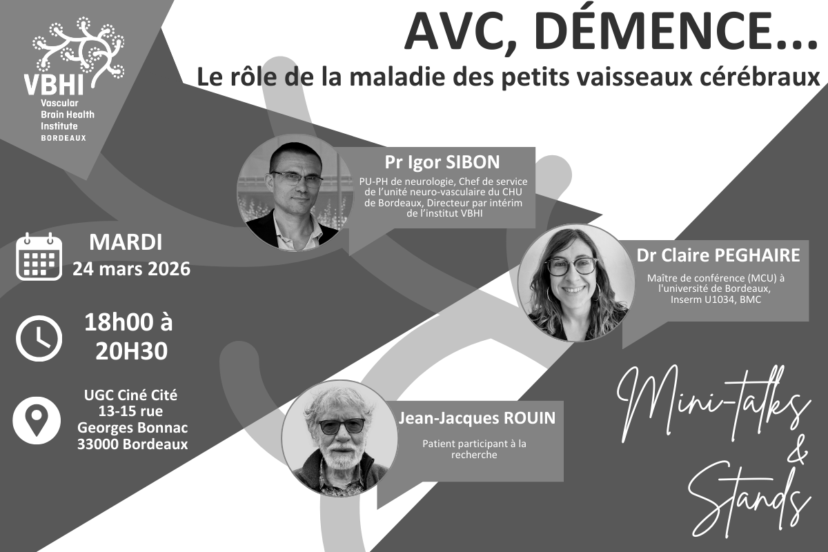 Visuel de l'actu sur la soirée AVC, démence et la maladie des petits vaisseaux cérébraux